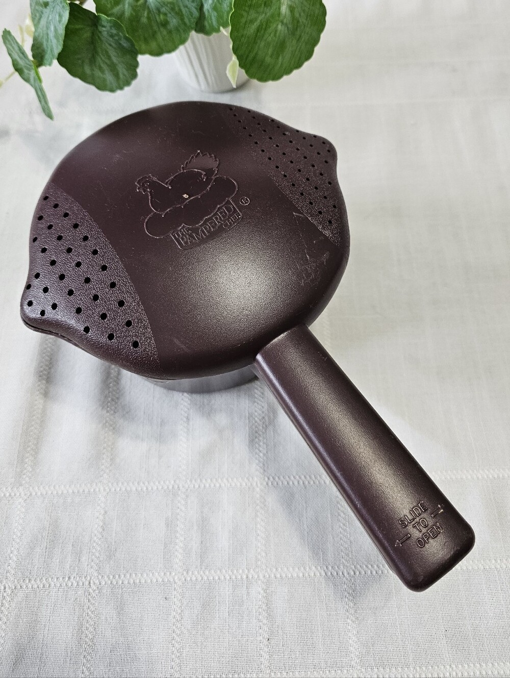 Pampered Chef Vintage Microwave Cooker Steamer Vented Lid